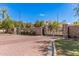 Gated community entrance with brick wall at 2746 S Harmony Ave, Gilbert, AZ 85295