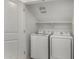 Convenient laundry room with side-by-side washer and dryer at 2746 S Harmony Ave, Gilbert, AZ 85295