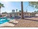 Large backyard pool with a diving board and plenty of space at 2826 E Victor Hugo Ave, Phoenix, AZ 85032