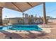 Stunning pool and patio with ample space for entertaining at 2826 E Victor Hugo Ave, Phoenix, AZ 85032