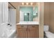 Clean bathroom with double vanity and updated fixtures at 30061 N 70Th Dr, Peoria, AZ 85383