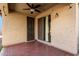 Covered patio with sliding glass door access at 30061 N 70Th Dr, Peoria, AZ 85383