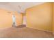 Living room featuring vaulted ceilings and neutral walls at 3009 W Potter Dr, Phoenix, AZ 85027