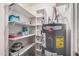 Storage room with shelving and water heater at 4321 W Greenway Rd, Glendale, AZ 85306