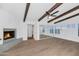 Bright bedroom with wood floors, fireplace, and large closet at 4642 N 31St St, Phoenix, AZ 85016