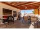 Covered patio with seating and view of pool at 632 N 95Th St, Mesa, AZ 85207