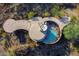 Bird's-eye view of a unique home with a circular design at 6836 N 36Th St, Phoenix, AZ 85018