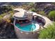 Unique architectural home with a stunning pool and hilltop views at 6836 N 36Th St, Phoenix, AZ 85018