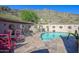 Inviting pool and patio area with modern furniture at 6836 N 36Th St, Phoenix, AZ 85018