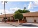 Front view of a charming single-story home with a well-maintained landscape at 8020 E Keats Ave # 327, Mesa, AZ 85209