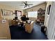 Home office with two desks and plenty of shelving at 8103 E Southern Ave # 52, Mesa, AZ 85209