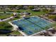 Aerial view of community pickleball courts at 8202 W Merriweather Way, Florence, AZ 85132