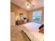 Bedroom with a queen-size bed and ceiling fan at 9600 E Balancing Rock Rd, Scottsdale, AZ 85262