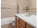 Clean bathroom with updated vanity and tile flooring at 12061 W Miner Trl, Peoria, AZ 85383