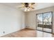 Bedroom with sliding glass door to a private balcony at 14645 N Fountain Hills Blvd # 217, Fountain Hills, AZ 85268