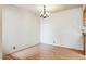 Simple dining room with light walls and laminate wood floors at 14645 N Fountain Hills Blvd # 217, Fountain Hills, AZ 85268