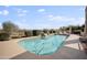 Relaxing backyard oasis with a sparkling pool and mountain views at 15020 E Sierra Madre Dr, Fountain Hills, AZ 85268