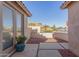 Private backyard patio with access to the neighborhood at 18970 N Alicante St, Maricopa, AZ 85138