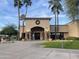 Inviting community center entrance with festive holiday decor at 19662 N 93Rd Dr, Peoria, AZ 85382