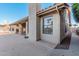 View of the home's exterior, highlighting the pool area at 19662 N 93Rd Dr, Peoria, AZ 85382