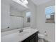 Bathroom with single sink and shower/tub combo at 22085 E Rosa Rd, Queen Creek, AZ 85142