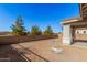 Large backyard with a block wall and desert landscaping at 23472 S 210Th St, Queen Creek, AZ 85142