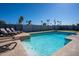 Relaxing pool area with lounge chairs at 2923 N 81St Pl, Scottsdale, AZ 85251