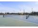 Two lighted paddle tennis courts with nets, ready for play at 30600 N Pima Rd # 63, Scottsdale, AZ 85266