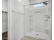 Clean shower with built-in shelves and window at 3210 W Stradling Ave, Apache Junction, AZ 85120