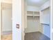 Spacious walk-in closet with double hanging rods at 3731 E Fruitvale Ave, Gilbert, AZ 85297