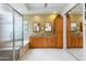 Bathroom with double vanity, soaking tub, and walk-in shower at 4543 E Molly Ln, Cave Creek, AZ 85331