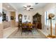 Traditional dining room with wood furniture and a patterned rug at 4543 E Molly Ln, Cave Creek, AZ 85331