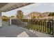 Balcony view featuring mountain views and black decorative metal railing at 5314 E Calle Del Norte --, Phoenix, AZ 85018