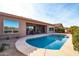 Stunning pool and patio with ample space for entertaining and relaxation at 5626 E Sleepy Ranch Rd, Cave Creek, AZ 85331