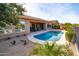 Beautiful pool and patio, perfect for outdoor entertaining and relaxation at 5626 E Sleepy Ranch Rd, Cave Creek, AZ 85331