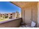 Spacious patio with view of the community at 5877 N Granite Reef Rd # 2225, Scottsdale, AZ 85250