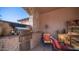 Outdoor kitchen with built-in grill and ample counter space at 7701 E Golden Eagle E Cir, Gold Canyon, AZ 85118