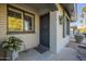 Inviting front door entrance with a decorative metal security door at 7950 E Keats Ave # 170, Mesa, AZ 85209