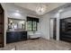 Primary bathroom with freestanding tub and walk-in closet at 8408 E La Senda Dr, Scottsdale, AZ 85255