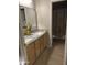 Bathroom with granite countertops and double sinks at 917 E Betsy Ln, Gilbert, AZ 85296