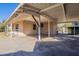 Carport with view of backyard and pool at 1019 E Belmont Ave, Phoenix, AZ 85020