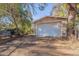 Detached garage with large door and basketball hoop at 1019 E Belmont Ave, Phoenix, AZ 85020