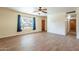 Living area with wood-look tile floors at 1019 E Belmont Ave, Phoenix, AZ 85020