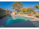 Refreshing pool with patio and mountain view at 1019 E Belmont Ave, Phoenix, AZ 85020