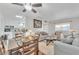 Open concept living and dining area with kitchen views at 10314 W Sun City Blvd, Sun City, AZ 85351