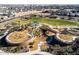 Aerial view of a community playground with play structures at 10315 E Palladium Dr, Mesa, AZ 85212