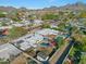 Aerial view of single story home with pool and large backyard, located in a residential neighborhood at 1125 E Northview Ave, Phoenix, AZ 85020