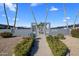 Community entrance with gate and landscaping at 13606 N 108Th Dr, Sun City, AZ 85351