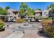 Community entrance with fountain and landscaping at 15050 N Thompson Peak Pkwy # 1059, Scottsdale, AZ 85260