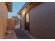 Private side yard with gate access and storage at 16169 W Fairmount Ave, Goodyear, AZ 85395